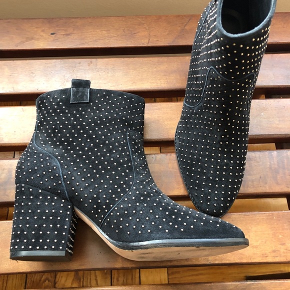 Rebecca Minkoff Blake Studded Black Booties - Picture 6 of 9